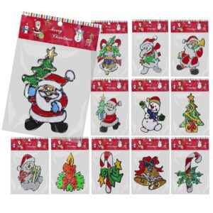 Αυτοκόλλητα Gelly Xmas Σχέδια Καρ=25x15cm Xmasfest 113552