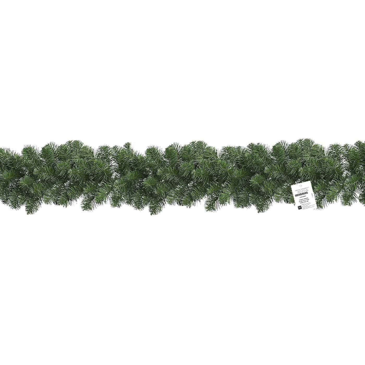 Γιρλάντα Πράσινη Σκληρή Απλή ø:20cm Y:2,7m Xmasfest 113768