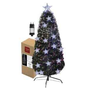 Δέντρο Πράσινο Οπτικές Ίνες & LED 120cm Xmasfest 113900