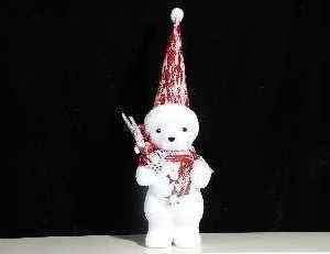 Χριστουγεννιάτικο διακοσμητικό Αρκουδάκι - 24C-12 - 57*16cm - 024128