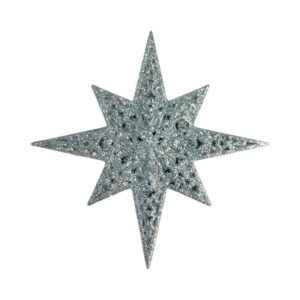 Χριστουγεννιάτικo στολίδι Αστέρι - 12cm - 23130 - Silver