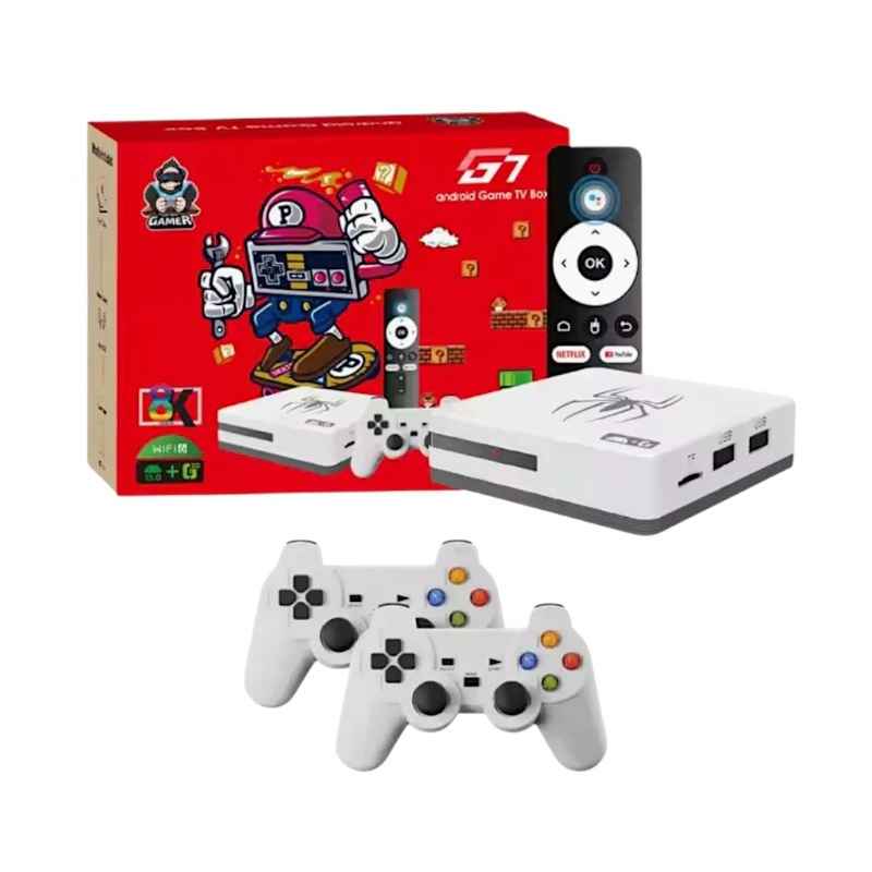 Φορητή κονσόλα παιχνιδιών & Android TV Box με 2 χειριστήρια - G7 - 812952