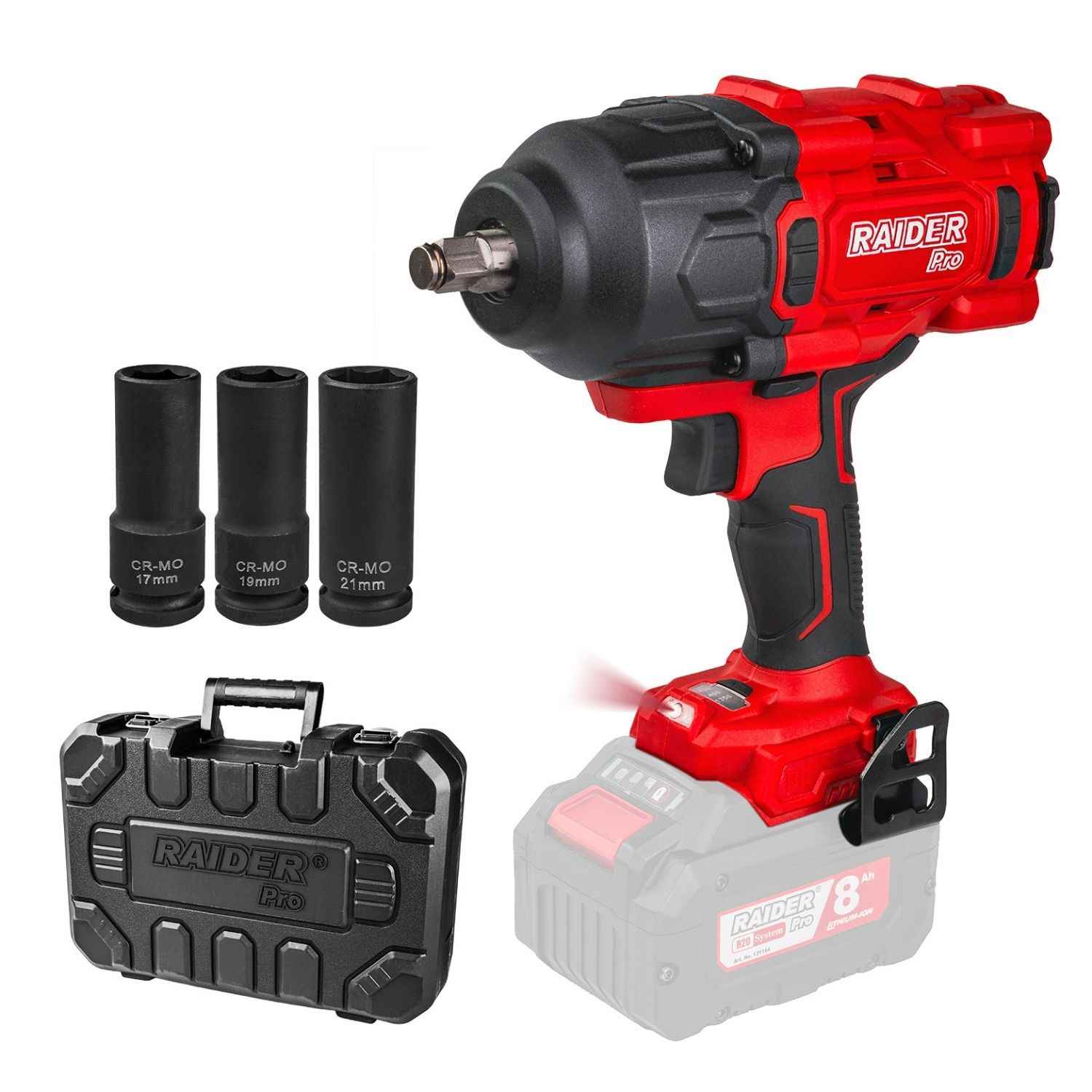 RAIDER R20 Solo Chiave a bussola 1/2" 2000Nm RDP-BBIW20 030194