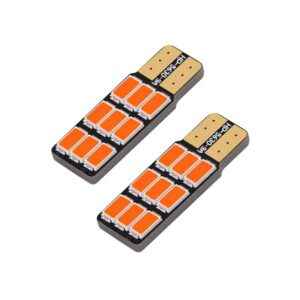 Λαμπτήρες LED - T10 - R-DT10F-02AU - 2pcs - 110189 - Red