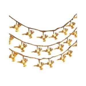 Ηλιακή γιρλάντα φωτισμού LED - Ελάφι - 5m+1m - 20D - 152844 - Warm White