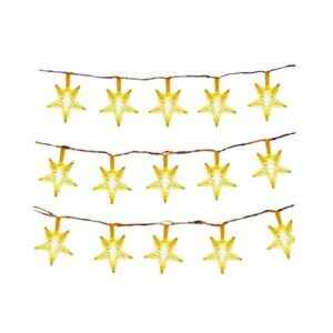 Ηλιακή γιρλάντα φωτισμού LED - Αστέρι - 5m+1m - 20D - 152851 - Warm White