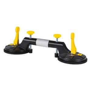 TOP MASTER Ventosa doppia per regolazione e fissaggio piastrelle telescopica con capacità di tenuta 100kg 250521