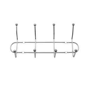 Μεταλλική επιτοίχια κρεμάστρα 4 θέσεων - 26399