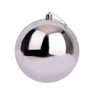 Χριστουγεννιάτικη μπάλα - 15cm - 1pc - 326147 - Silver