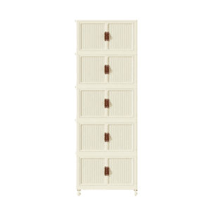 Πτυσσόμενη τροχήλατη ντουλάπα αποθήκευσης 5 επιπέδων - 10705 - 521247