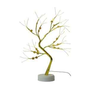 Χριστουγεννιάτικο επιτραπέζιο διακοσμητικό δεντράκι με φωτισμό - 153117 - Warm White