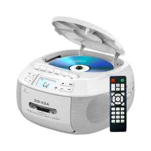 Φορητό ραδιόφωνο Κασετόφωνο & CD Player - X2A - 718129 - White
