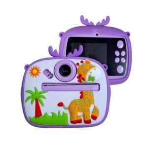 Παιδική Instant φωτογραφική μηχανή με εκτυπωτή - AM300-1 - 812754 - Purple