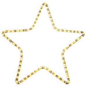 Φωτοσωλήνας Αστέρι Λευκό 1m Φωτοσωλήνας 30x30cm Xmasfest 1131787