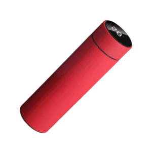 Φορητό παγούρι-θερμός με ψηφιακό θερμόμετρο - 500ml - 954101 - Red