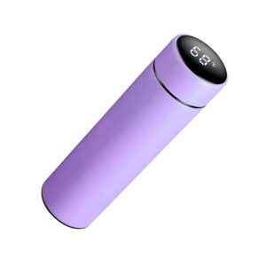 Φορητό παγούρι-θερμός με ψηφιακό θερμόμετρο - 500ml - 954101 - Purple