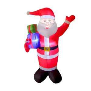 Φουσκωτός διακοσμητικός  Άγιος Βασίλης με φωτισμό - 1.8m - 817179