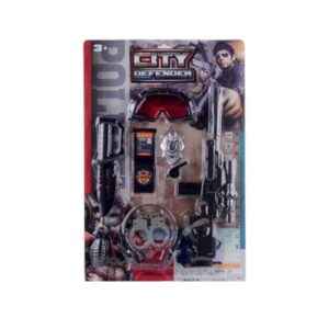 Σετ αστυνομικού με όπλο & αξεσουάρ - 633 - 917274