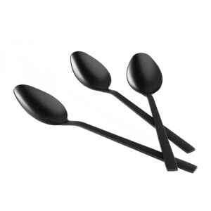 Κουταλάκια επιδορπίου 15εκ από ανοξείδωτο ατσάλι 18 10 με ματ φινίρισμα 3 τεμάχια