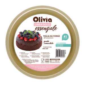 Στρογγυλό ταψί φούρνου 16,6x5,3εκ με αφαιρούμενο αντικολλητικό πάτο από ανθρακούχο ατσάλι