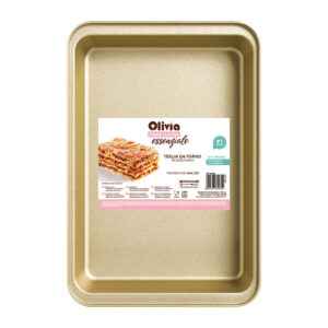 Ταψί φούρνου ορθογώνιο 42,5x28,5x5εκ αντικολλητικό από ανθρακούχο ατσάλι