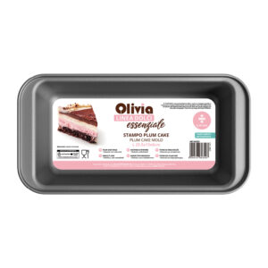 Loaf pan rectangular painted steel 25,5x13x6 cm