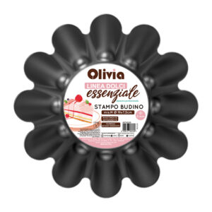 Φόρμα πουτίγκας αντικολλητική 19x7,5εκ βαμμένο ατσάλι