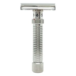 Ξυριστική μηχανή ασφαλείας ρυθμιζόμενη Rex Ambassador Deluxe Rhodium - RSC-101R