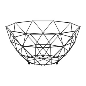 Μοντέρνο καλάθι φρούτων από ατσάλι 26x14εκ
