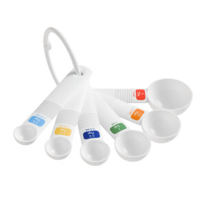 Κουτάλια μέτρησης 6 τεμάχια διάμετρος 7εκ δαχτυλίδια 1,25-1,65-2,5-5-7,5-15ml