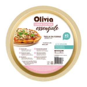 Ταψί φούρνου στρογγυλό 24x3,1εκ αντικολλητικό από ανθρακούχο ατσάλι