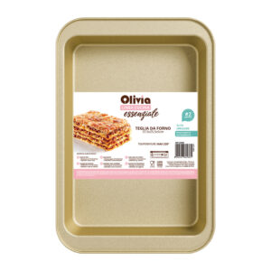 Ταψί φούρνου ορθογώνιο 37,5x25,5x5εκ αντικολλητικό από ανθρακούχο ατσάλι