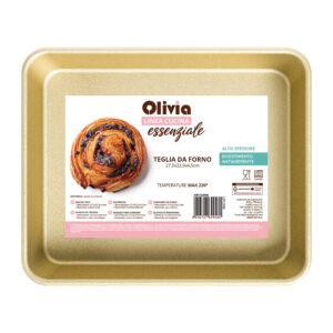 Ορθογώνιο ταψί φούρνου 27,5x22,9x4,5εκ αντικολλητικό από ανθρακούχο ατσάλι