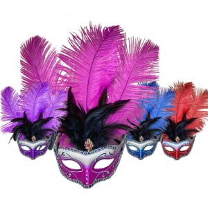 Μάσκα Βενετσιάνικη με Φτερά 25cm Carnavalista 232260