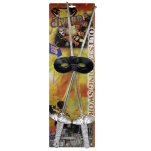 Σπαθιά Μάσκες σετ=3τεμ 61x19cm Carnavalista 23332