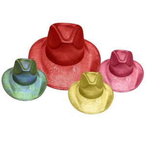 Καπέλο Γυαλιστερό Cowboy με Χρώμα  Carnavalista 23595
