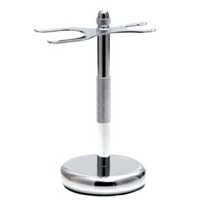 Βάση Rockwell για ξυραφάκι και πινέλο White Chrome