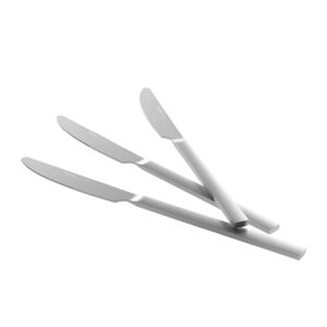 Μαχαίρια τραπεζιού από ανοξείδωτο ατσάλι ματ σατινέ 23,5 εκ. 3 τεμάχια