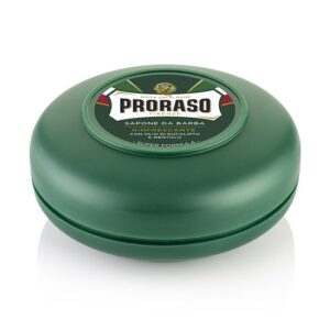 Proraso σαπούνι ξυρίσματος πράσινο σε μπολ για όλα τα γένια 75ml
