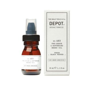 Depot 403 λάδι προξυρίσματος μαύρο πιπέρι 30ml