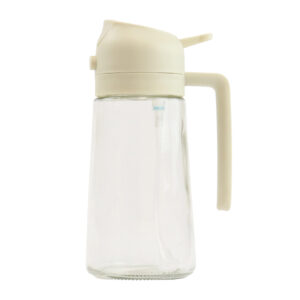 Λάδι 2 σε 1 σπρέι και δοσομετρητής από γυαλί βοριοπυριτικού Beige 450ml