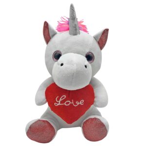 Μονόκερος Λούτρινο Καρδιά Love 20cm ToyMarkt 99472