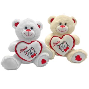 Αρκουδάκι Λούτρινο με Καρδιά Περίγραμμα  30cm ToyMarkt 99547