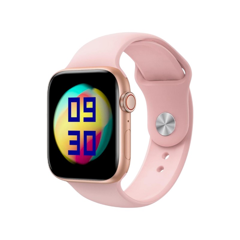 Σετ Smartwatch με 3 λουράκια - T900 MINI - 814215 - Pink