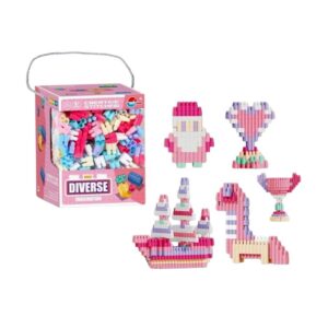 Σετ κατασκευών DIY με τουβλάκια - 560pcs - 8642-9 - 917514