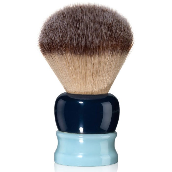 Fine Accoutrements Stout Synthetic Shaving Brush Dark/Light Blue 24mm