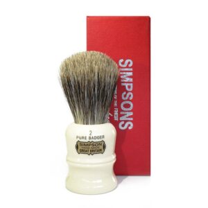 Simpsons shaving brush duke 2 pure badger