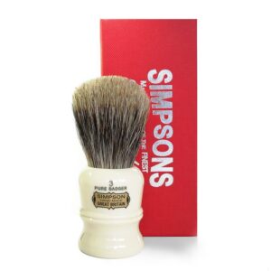 Simpsons shaving brush duke 3 pure badger