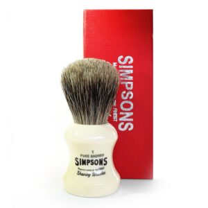Simpsons shaving brush the eagle g1 pure badger