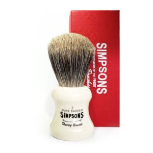 Simpsons shaving brush the eagle g2 pure badger